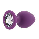 Toosh purple silicone butt plug large - butt plugs peaches and screams