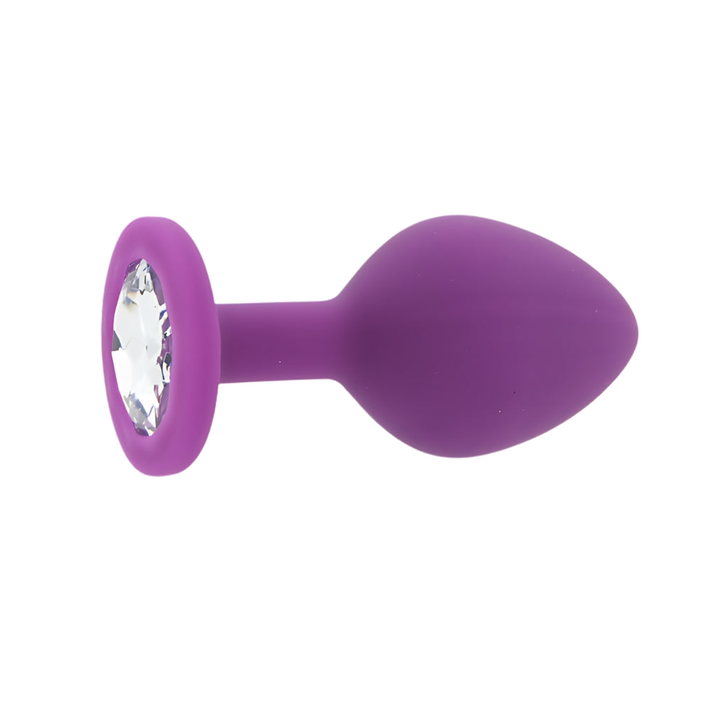 Toosh purple silicone butt plug medium - butt plugs peaches and screams
