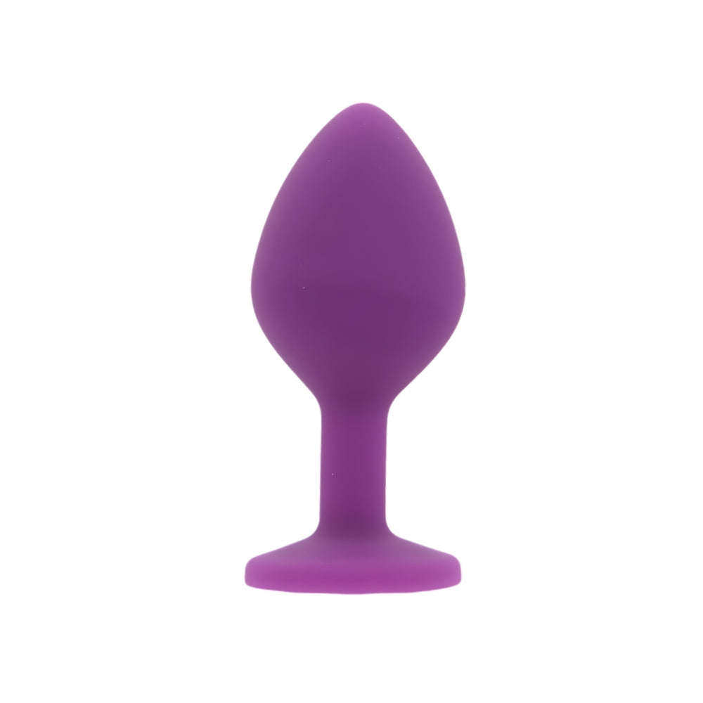 Toosh purple silicone butt plug medium - butt plugs peaches and screams