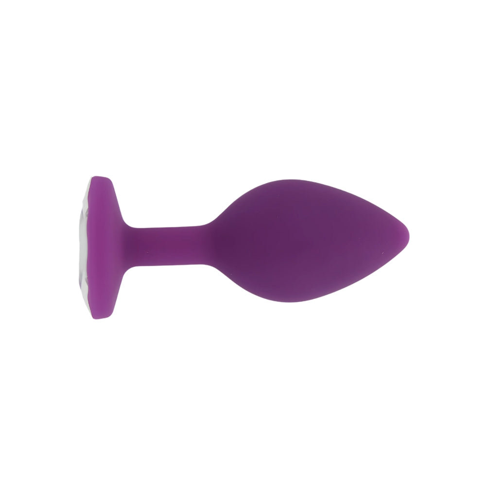 Toosh purple silicone butt plug small - butt plugs peaches and screams