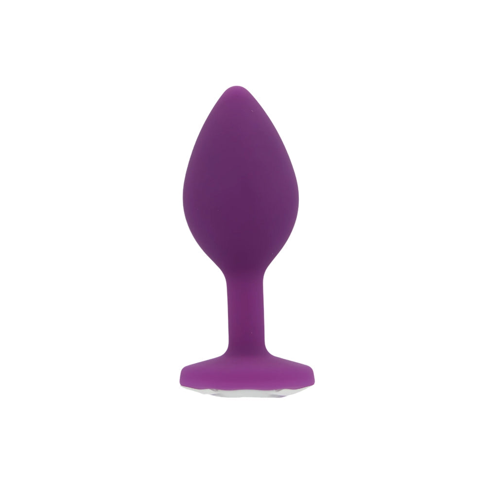 Toosh purple silicone butt plug small - butt plugs peaches and screams