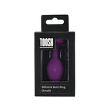 Toosh purple silicone butt plug small - butt plugs peaches and screams