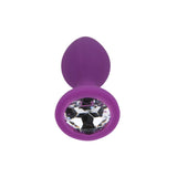 Toosh purple silicone butt plug small - butt plugs peaches and screams