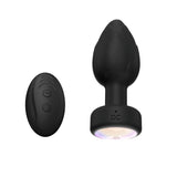Toosh remote controlled light up vibrating butt plug - butt plugs peaches and screams
