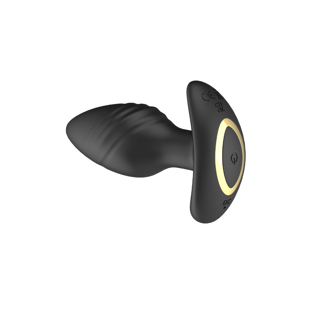 Toosh remote controlled silicone rotating & vibrating butt plug - butt plugs peaches and screams