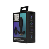 Toosh remote controlled silicone vibrating butt plug - butt plugs peaches and screams