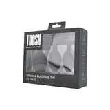 toosh-silicone-butt-plug-black-set-of-3-clear-stone