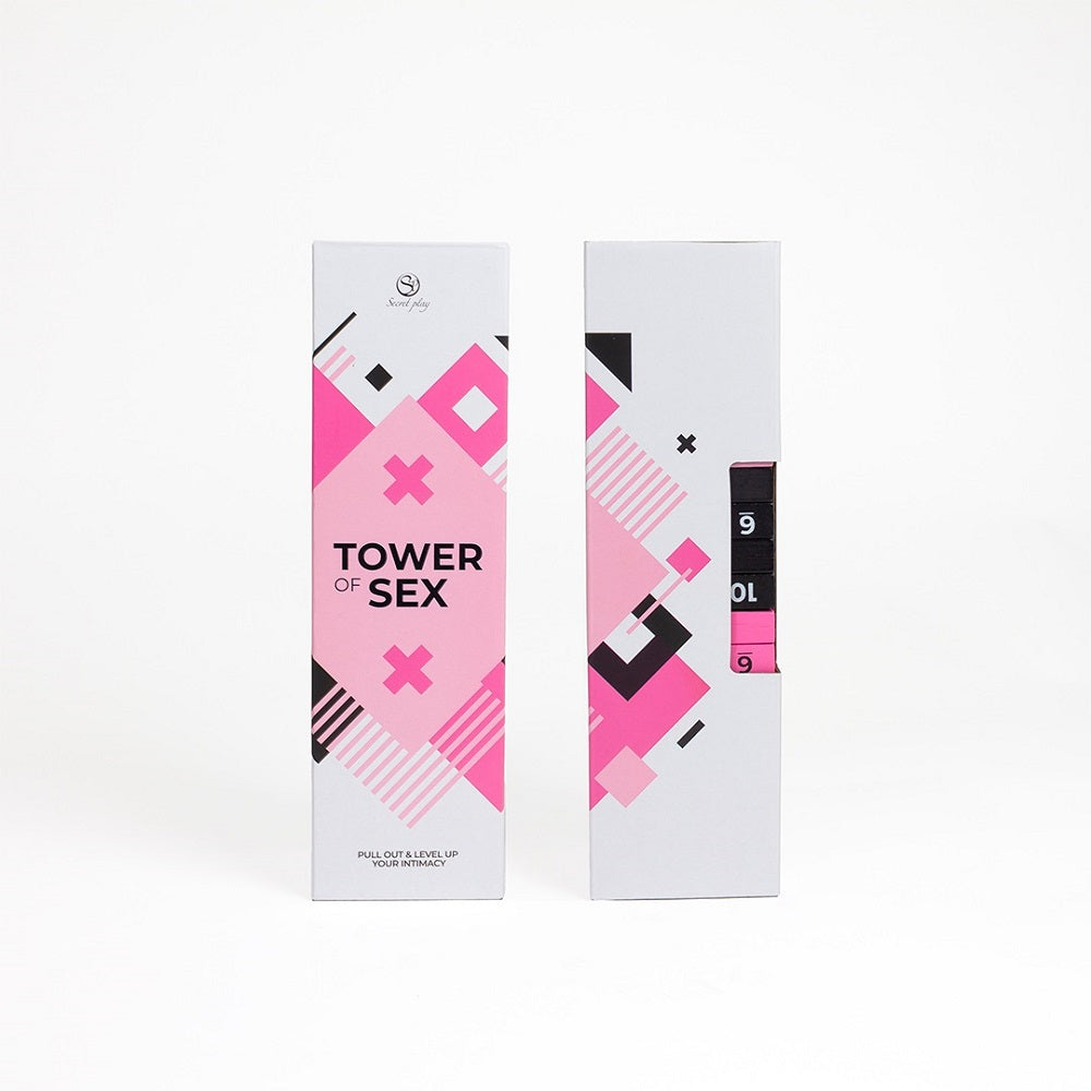 Tower of sex game with wooden pieces - fun and games peaches and screams