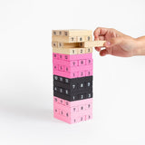 Tower of sex game with wooden pieces - fun and games peaches and screams