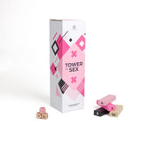 Tower of sex game with wooden pieces - fun and games peaches and screams