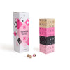 Tower of sex game with wooden pieces - fun and games peaches and screams