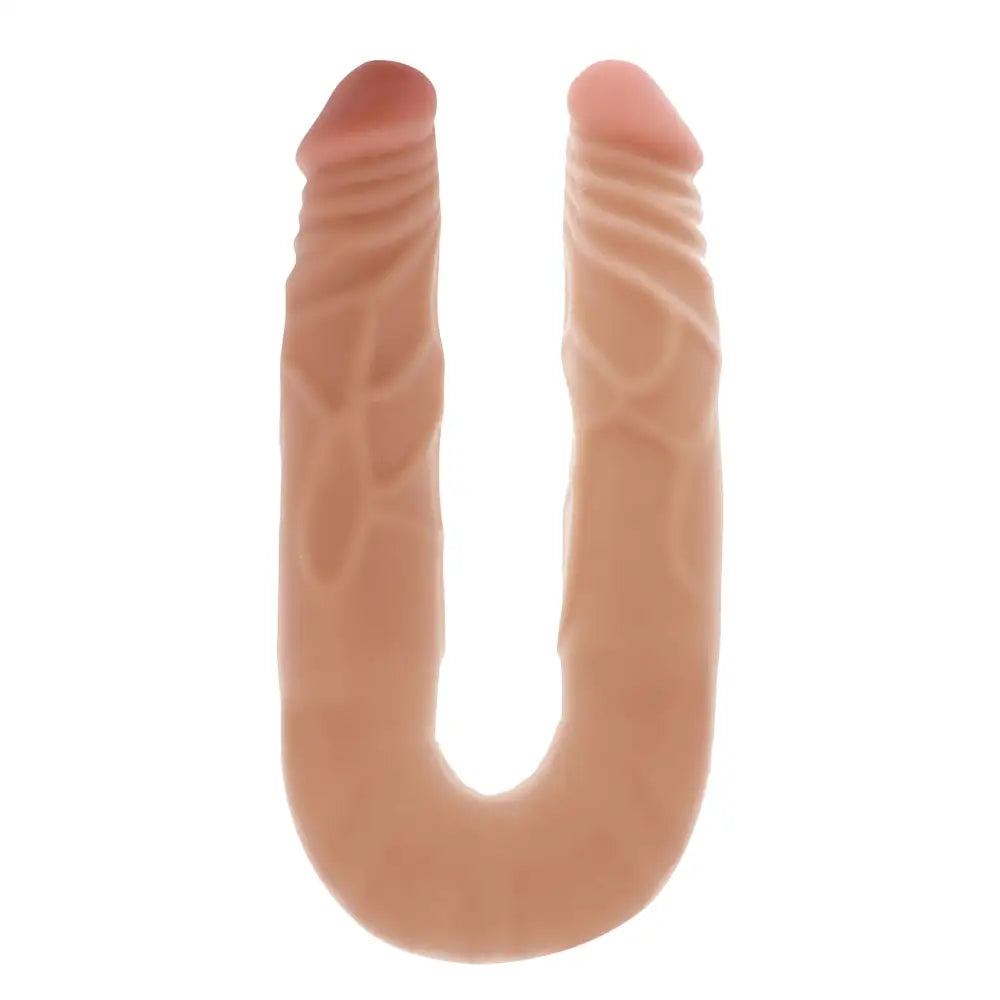 Toy joy 14 inch flesh pvc bendable double ended dildo - peaches and screams