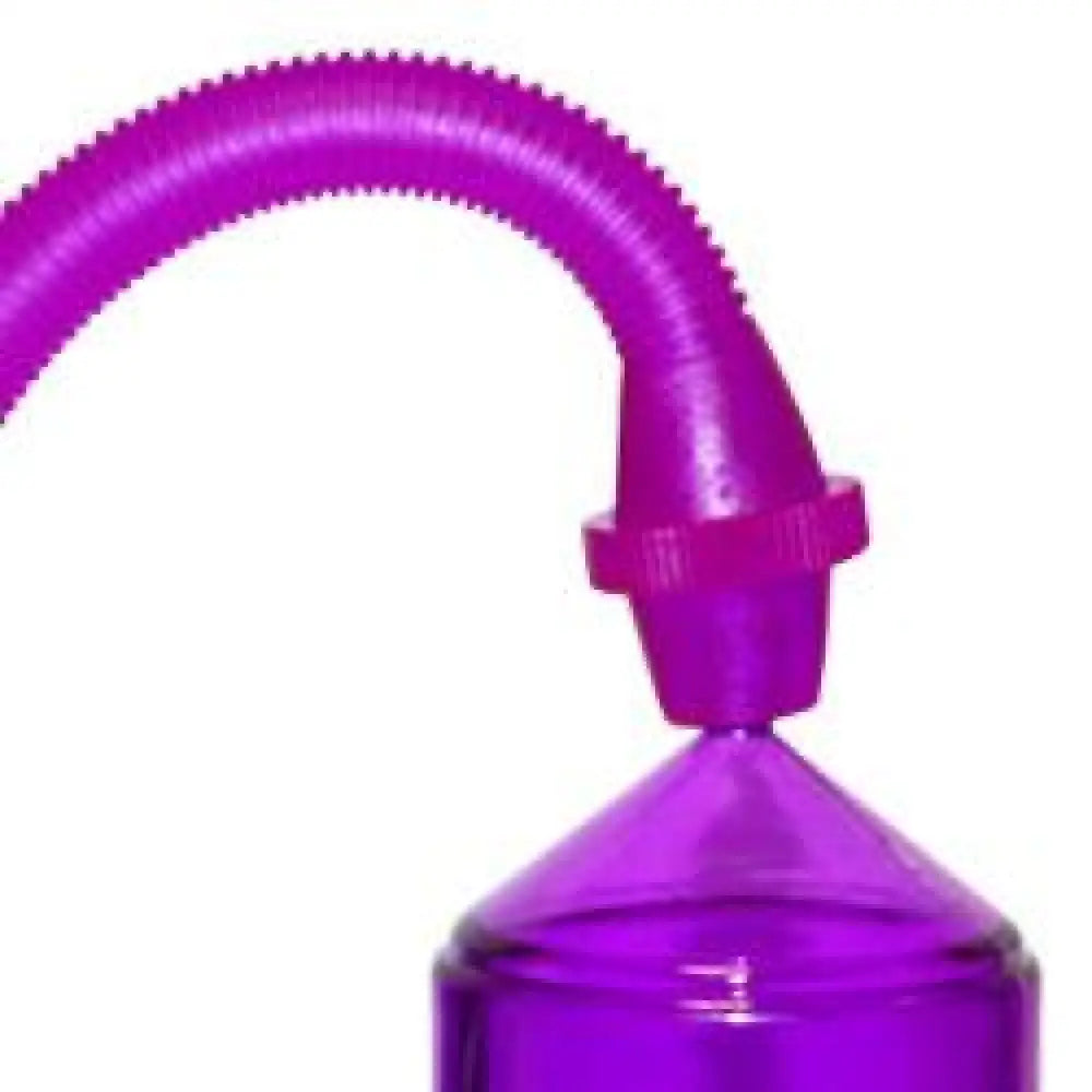 Toy Joy 8-inch Purple Penis Pump with Powerful Suction - Peaches and Screams