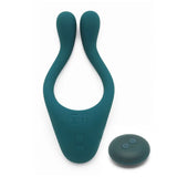 Toy joy silicone green waterproof remote vibrator - peaches and screams