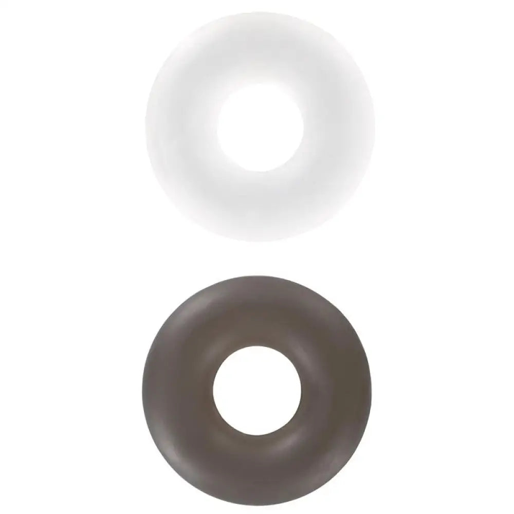 Toy joy stretchy stud cock rings 2 pack for men - peaches and screams