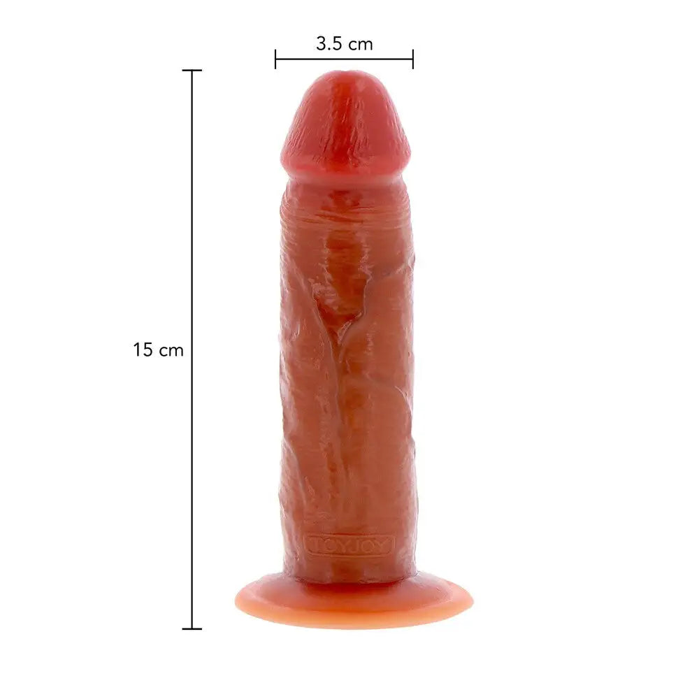 Toyjoy get real silicone sliding foreskin realistic dong - peaches and screams