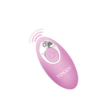 Toyjoy pink silicone rechargeable vibrating egg with remote - peaches and screams