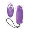 Toyjoy purple rechargeable vibrating egg with remote control - peaches and screams