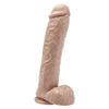 Toyjoy pvc flesh pink 11 inch realistic suction cup dildo - peaches and screams