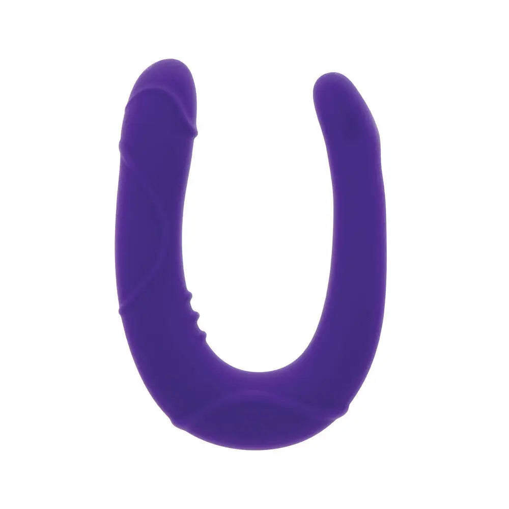 Toyjoy realistic purple silicone double ended dildo 11.8 inch - peaches and screams