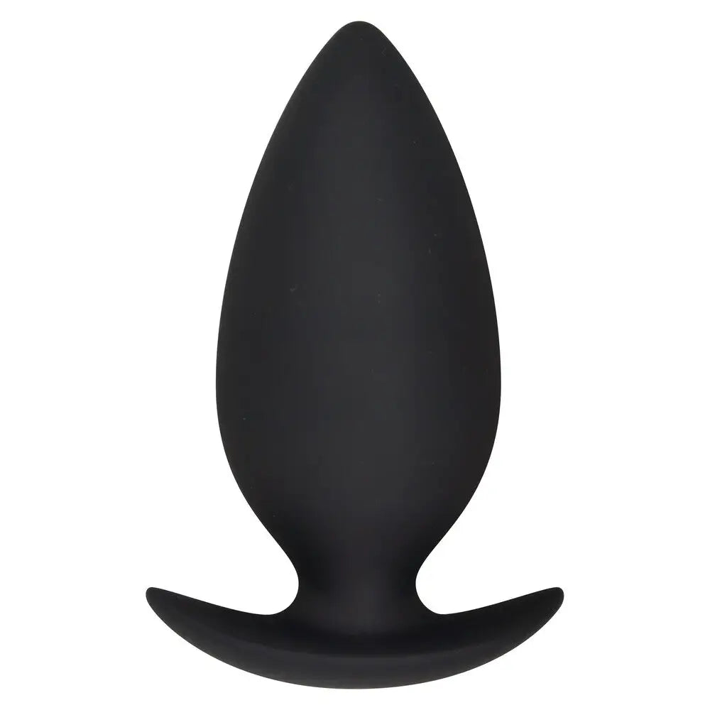 Toyjoy silicone black medium butt plug for beginners - peaches and screams