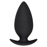 Toyjoy silicone black medium butt plug for beginners - peaches and screams