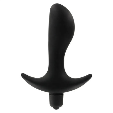 Toyjoy Silicone Black Vibrating Medium Butt Plug For Beginner - Peaches and Screams