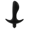 Toyjoy silicone black vibrating medium butt plug for beginners - peaches and screams