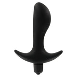 Toyjoy silicone black vibrating medium butt plug for beginners - peaches and screams