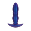 Toyjoy silicone blue rechargeable thrusting butt plug - peaches and screams