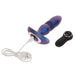 Toyjoy Silicone Blue Rechargeable Thrusting Butt Plug - Peaches and Screams