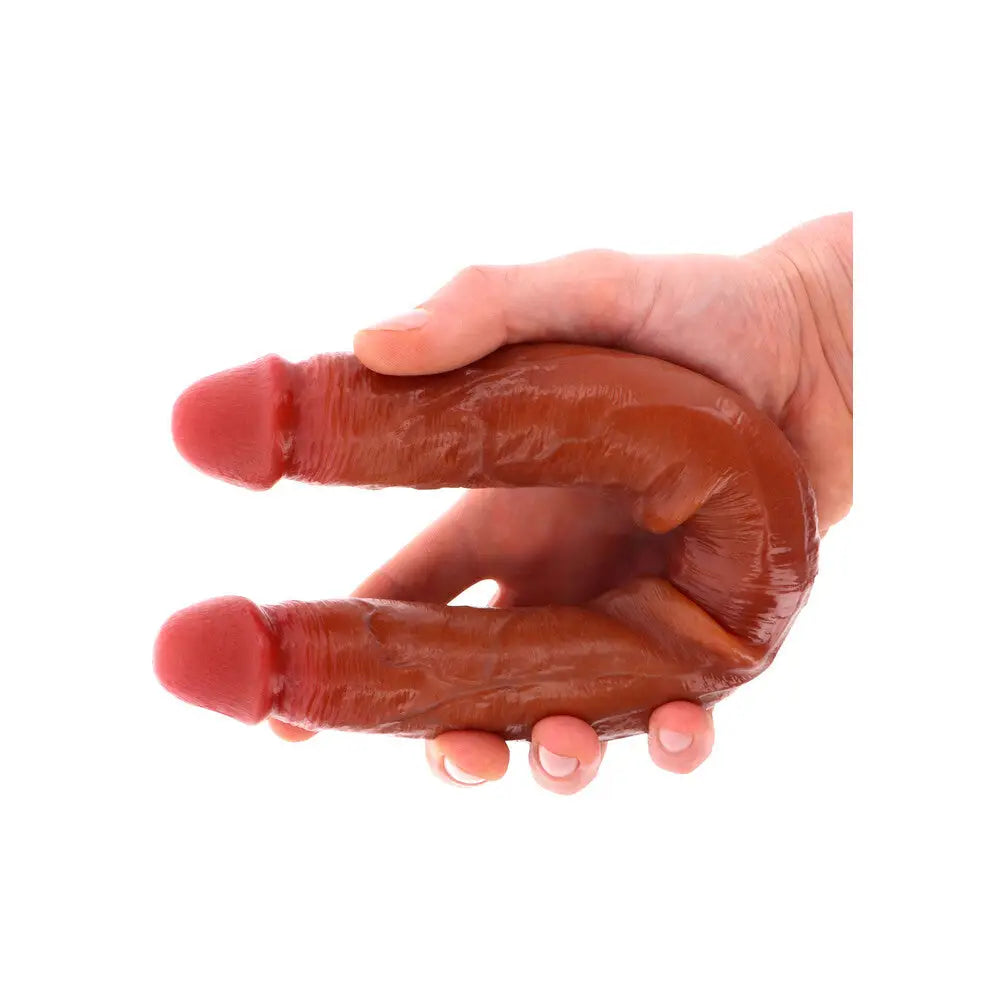 Toyjoy silicone foreskin double dong 13.7 inches - peaches and screams