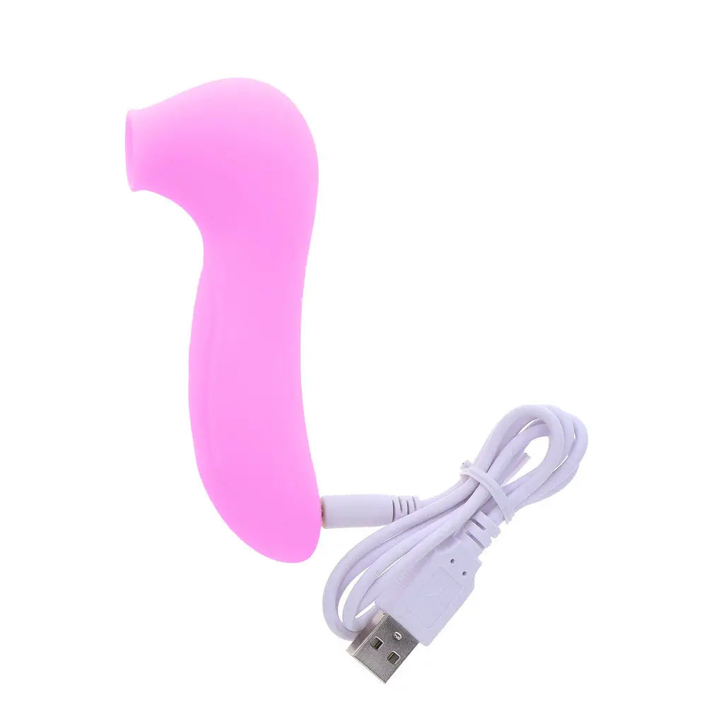 Toyjoy Silicone Pink Rechargeable Pulsating Clitoral Vibrator - Peaches and Screams