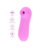 Toyjoy silicone pink rechargeable pulsating vibrator - peaches and screams