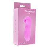 Toyjoy silicone pink rechargeable pulsating vibrator - peaches and screams
