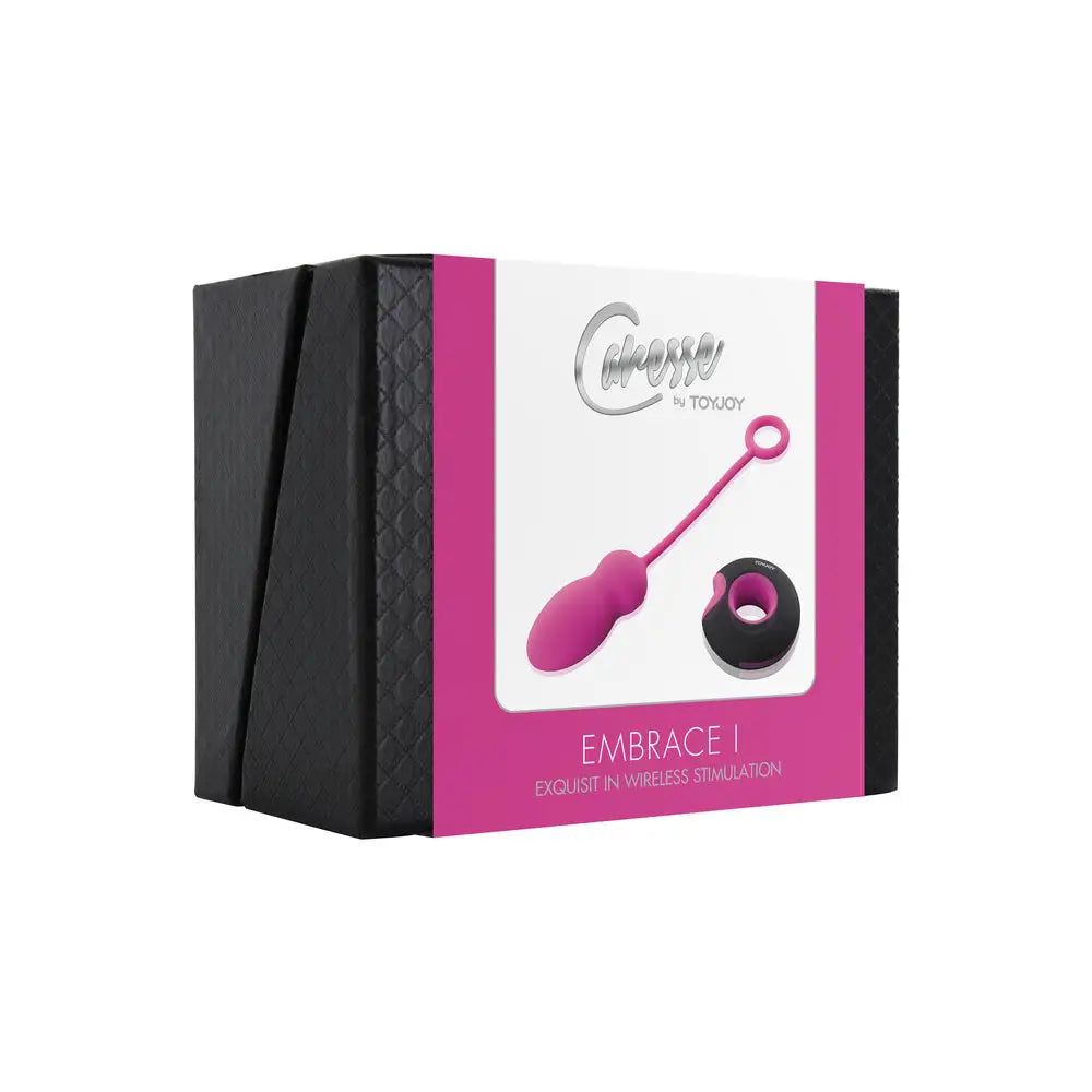 Toyjoy silicone pink rechargeable remote controlled love egg - peaches and screams