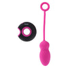Toyjoy silicone pink rechargeable remote controlled love egg - peaches and screams