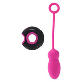Toyjoy silicone pink rechargeable remote controlled love egg - peaches and screams