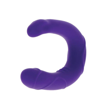 Toyjoy Silicone Purple Realistic Double Ended Dildo With Veins - Peaches and Screams