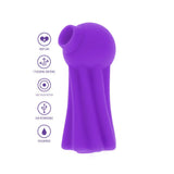 Toyjoy silicone purple rechargeable pulsating vibrator - peaches and screams