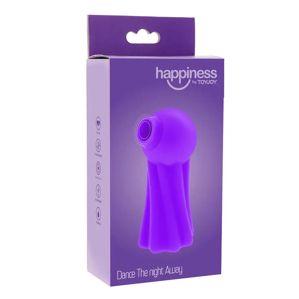 Toyjoy silicone purple rechargeable pulsating vibrator - peaches and screams