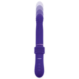 Toyjoy silicone purple rechargeable thrusting vibrator - peaches and screams