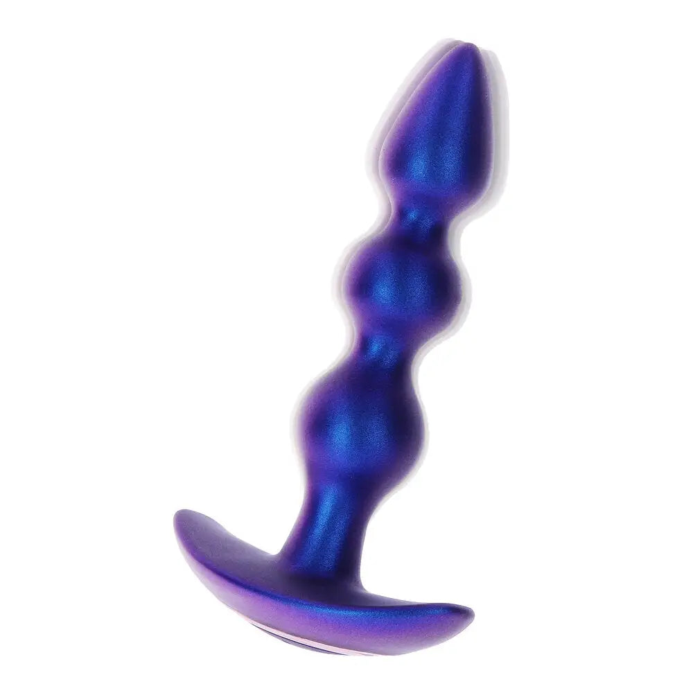 Toyjoy silicone purple rechargeable vibrating butt plug - peaches and screams