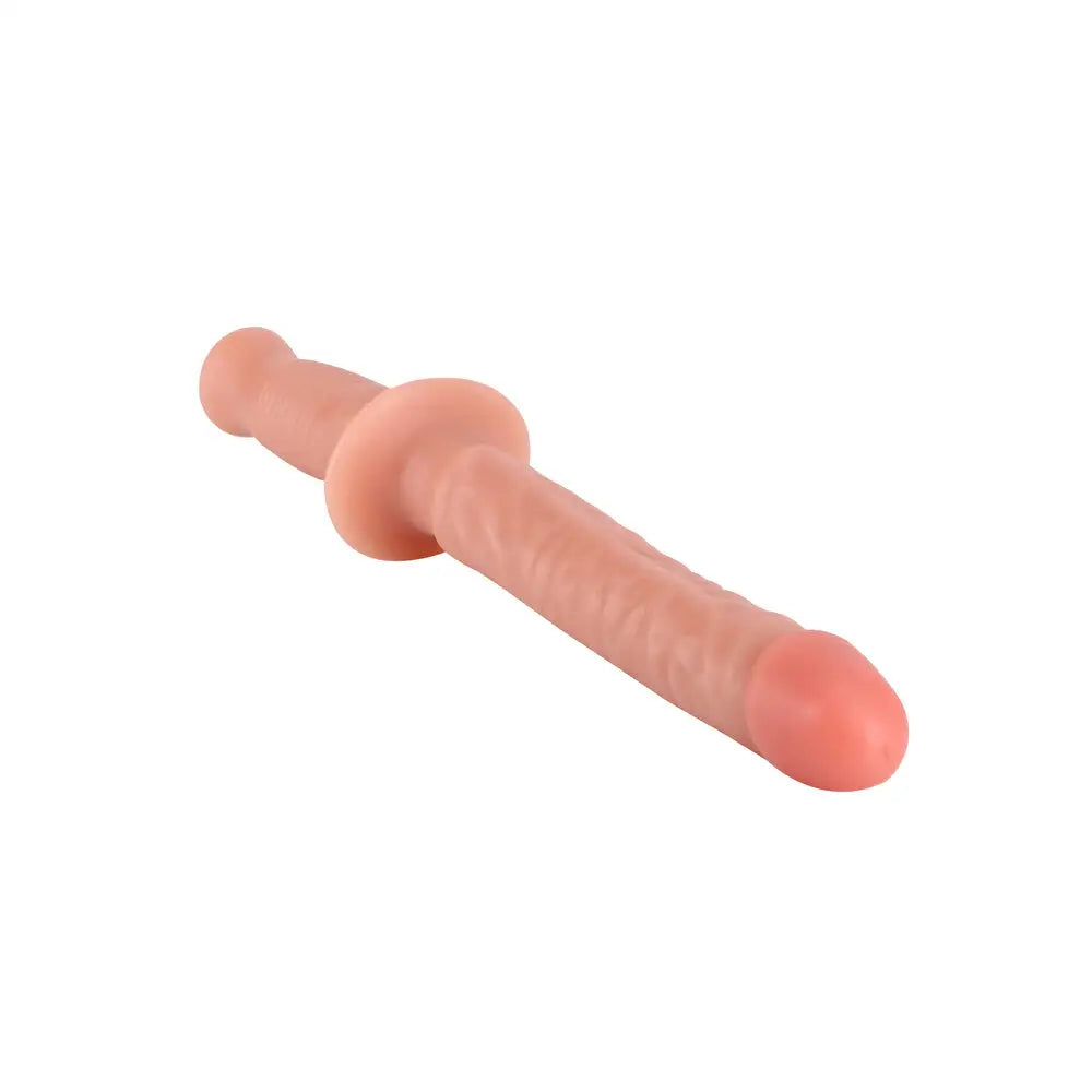 Toyjoy the manhandler 14.5 inch flesh pink dildo - peaches and screams