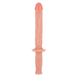 Toyjoy the manhandler 14.5 inch flesh pink dildo - peaches and screams