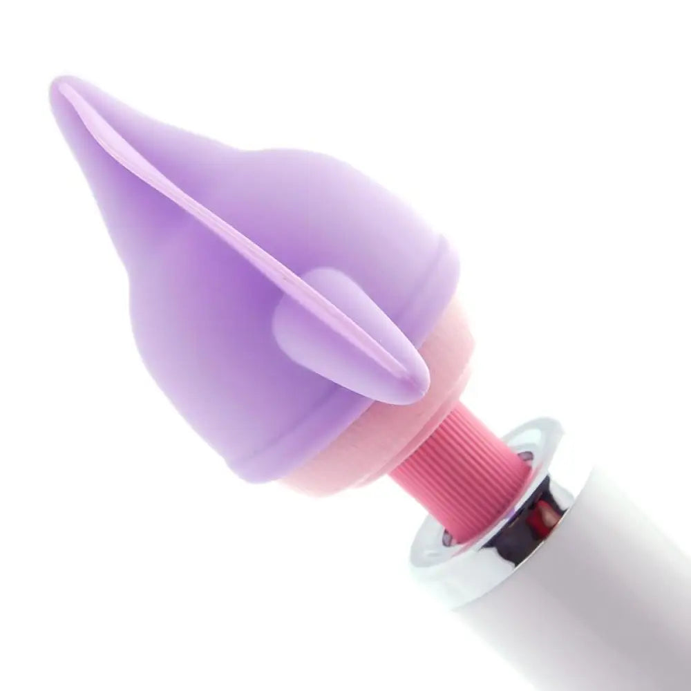 Wand essentials flutter tip silicone wand attachment - peaches and screams