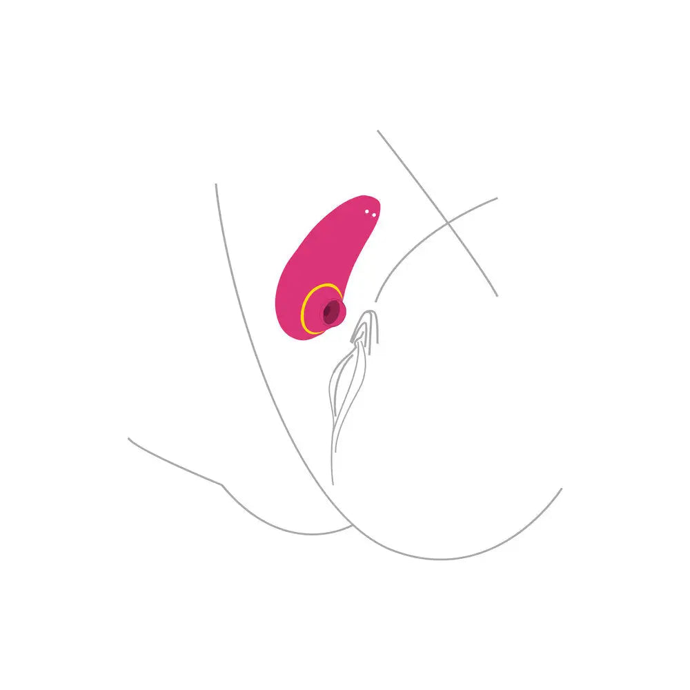 Xocoon silicone pink multi speed rechargeable stimulator - peaches and screams