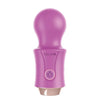 Xocoon silicone purple rechargeable massage wand vibrator - peaches and screams