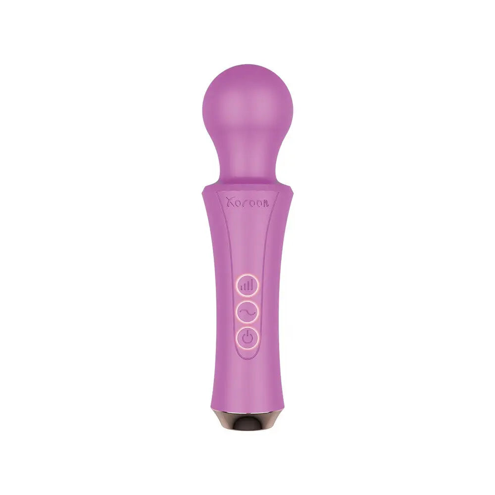 Xocoon Silicone Purple Rechargeable Multi Speed Massage Wand - Peaches and Screams