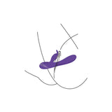 Xocoon unlimited love gspot rabbit vibrator in purple - peaches and screams